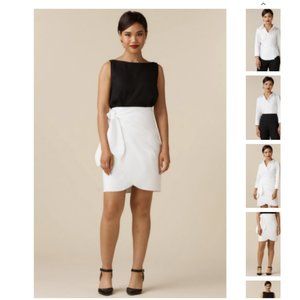 Vetta The Two Piece Wrap Shirt Dress NWT Sz XS